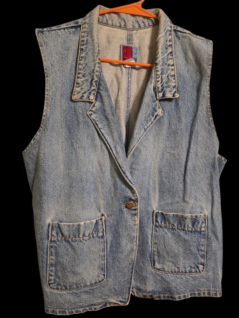 Vintage | Light Blue Denim Vest